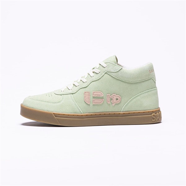 ｜限定340足｜にゅ～ずMID『GREEN/BEIGE』(22.0cm)